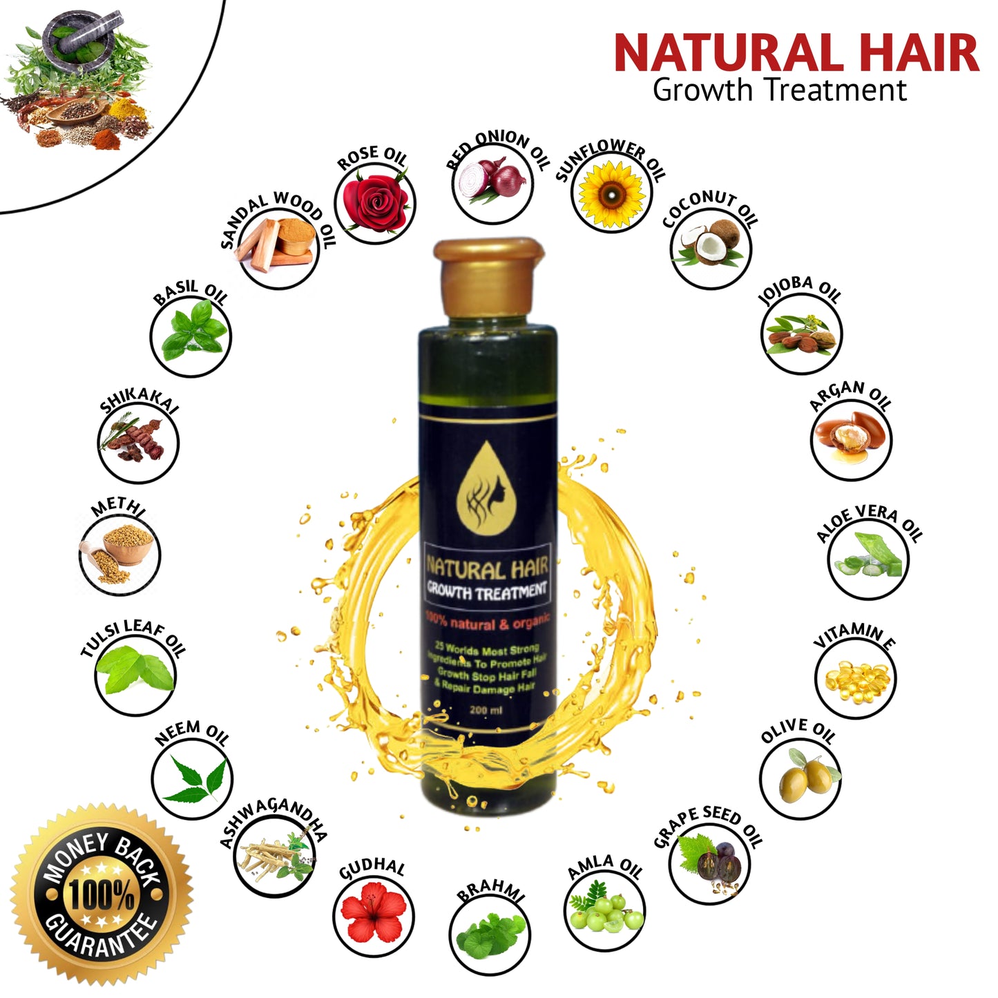 Natural Hair Growth Treatment Image